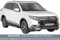 Frontbügel Edelstahl schwarz für Mitsubishi Outlander 2015 - 63mm ABE Bullbar