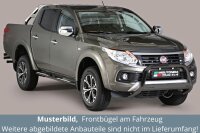 Frontbügel Edelstahl schwarz für Fiat Fullback...