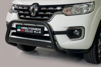 Frontbügel Edelstahl schwarz für Renault Alaskan 2018 - 63mm ABE Bullbar