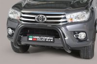 Frontbügel Edelstahl schwarz für Toyota Hilux...