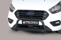 Frontbügel Edelstahl schwarz für Ford Transit Custom & Tourneo Custom 2018- Ø63mm