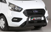 Frontbügel Edelstahl schwarz für Ford Transit Custom & Tourneo Custom 2018- Ø63mm