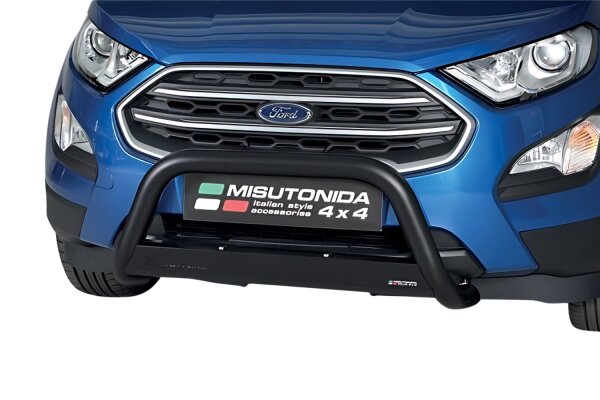 Frontbügel Edelstahl schwarz für Ford Ecosport ab 2018 63mm Frontschutzbügel