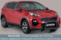 Frontbügel Edelstahl schwarz für Kia Sportage 2016 63mm ABE Frontschutzbügel