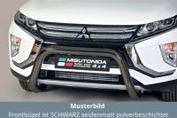 Frontbügel Edelstahl schwarz für Mitsubishi Eclipse Cross ab 2018 76mm Rammschutz