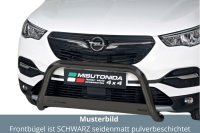 Frontbügel Edelstahl schwarz für Opel Grandland...