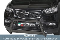 Frontbügel Edelstahl schwarz für Opel Mokka X...