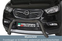 Frontbügel Edelstahl schwarz für Opel Mokka X...