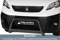 Frontbügel Edelstahl schwarz für Peugeot Expert...