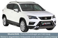 Frontbügel Edelstahl schwarz für Seat Ateca...