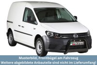 Frontbügel Edelstahl schwarz für VW Caddy ab...