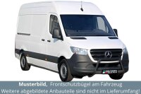 Frontbügel Edelstahl schwarz für Mercedes Sprinter W907 W910 Bj.2018- Ø63mm mit Gutachten