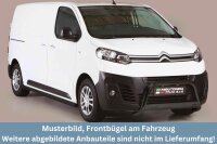 Frontbügel Edelstahl schwarz für Citroen Jumpy...