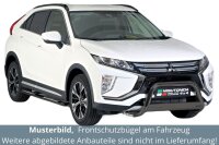 Frontbügel Edelstahl schwarz für Mitsubishi Eclipse Cross 2018- Ø63mm Rammschutz