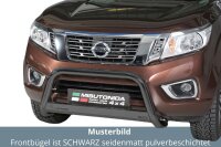 Frontbügel Edelstahl schwarz für Nissan NP 300...