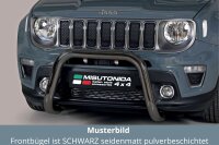 Frontbügel Edelstahl schwarz für Jeep Renegade...