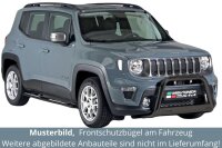 Frontbügel Edelstahl schwarz für Jeep Renegade ab 2018 63mm Frontschutzbügel