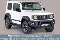 Frontbügel Edelstahl schwarz für Suzuki Jimny GJ HJ ab 2018 63mm mit Gutachten