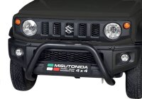 Frontbügel Edelstahl schwarz für Suzuki Jimny GJ HJ ab 2018 76mm mit Gutachten