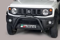 Frontbügel Edelstahl schwarz für Suzuki Jimny GJ HJ ab 2018 76mm mit Gutachten