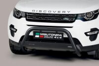 Frontbügel Edelstahl schwarz für Land Rover Discovery Sport 5 63mm mit Gutachten