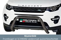 Frontbügel Edelstahl schwarz für Land Rover...