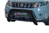 Frontbügel Edelstahl schwarz für Suzuki Vitara ab 2019 76mm Rammschutz