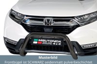 Frontbügel Edelstahl schwarz für Honda CRV Hybrid ab 2019 76mm Frontschutzbügel