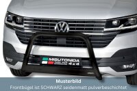 Frontbügel Edelstahl schwarz für VW T6.1 2019 - 63mm Gutachten Frontschutzbügel