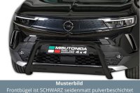 Frontbügel Edelstahl schwarz für Opel Mokka...