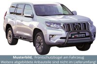 Frontbügel Edelstahl schwarz für Toyota Land...