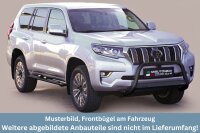 Frontbügel Edelstahl schwarz für Toyota Land Cruiser J15 150 ab 2018 Ø63mm mit Gutachten