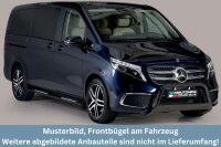 Frontbügel Edelstahl schwarz für Mercedes V...