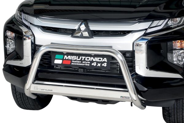 Frontbügel Edelstahl für Mitsubishi L200 2019- 63mm Frontschutzbügel