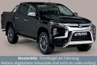 Frontbügel Edelstahl für Mitsubishi L200 2019- 63mm mit Gutachten Frontschutzbügel