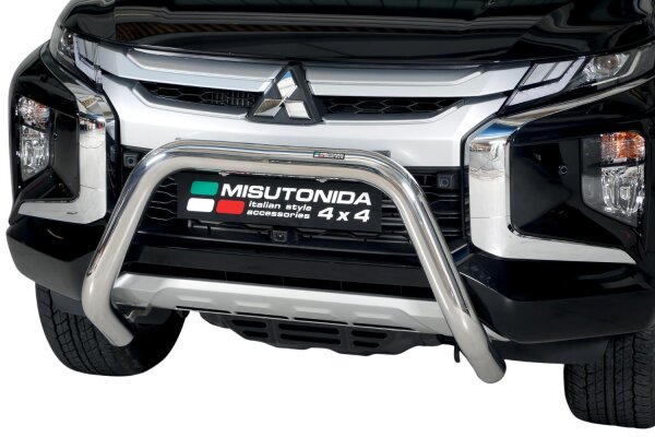 Frontbügel Edelstahl für Mitsubishi L200 2019- 76mm Frontschutzbügel