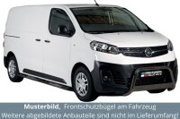 Frontbügel Edelstahl schwarz für Opel Vivaro 2019 - 63mm Frontschutzbügel