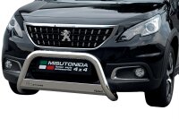 Frontbügel Edelstahl für Peugeot 2008 2016-2019 63mm Frontschutzbügel