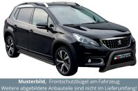 Frontbügel Edelstahl schwarz für Peugeot 2008...