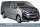 Frontbügel Edelstahl schwarz für Peugeot Expert Traveller ab 2016 63mm Frontschutzbügel