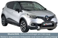 Frontbügel Edelstahl schwarz für Renault Captur...