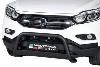 Frontbügel Edelstahl schwarz für Ssangyong Rexton & Musso 2018 - 63mm EG-Gutachten