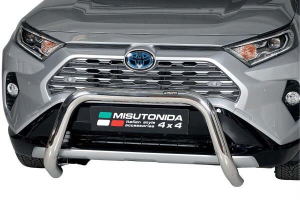 Frontbügel Edelstahl für Toyota Rav 4 inkl Hybrid 2019 76mm Frontschutzbügel