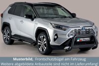 Frontbügel Edelstahl schwarz für Toyota Rav 4 inkl Hybrid 2019- 63mm Bullbar