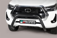 Frontbügel Edelstahl schwarz für Toyota Hilux...