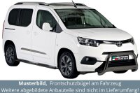 Frontbügel Edelstahl schwarz für Toyota Proace City ab 2019- 63mm Frontschutzbügel