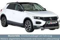 Frontbügel Edelstahl schwarz für VW T-ROC 2017...