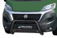 Edelstahl Frontbügel SCHWARZ für FIAT DUCATO Maxi & Camper ab 2014 Frontschutzbügel