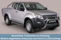 Trittbretter Schwellerrohre für ISUZU D-Max ATFR 2012-19 Space Cab Edelstahl Ø50mm