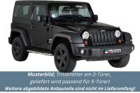 Trittbretter Schwellerrohre für JEEP Wrangler JK 5 Türer Bj.2011> Edelstahl Ø50mm mit TÜV